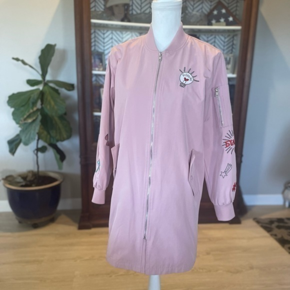 Frank Stone lightweight pink‎ jacket.  Size 6